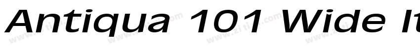 Antiqua 101 Wide Ita字体转换 Antiqua 101 Wide Ita字体转换